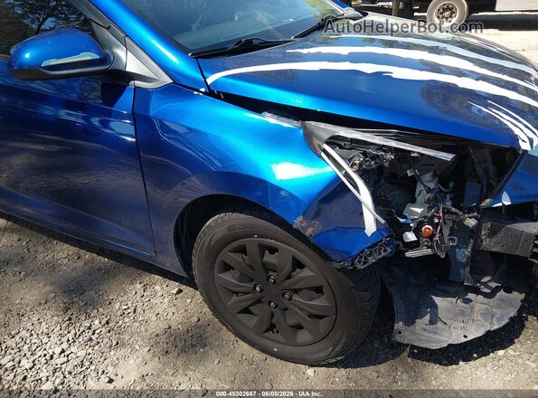 3KPC24A39KE060196 2019 HYUNDAI ACCENT Blue Front view