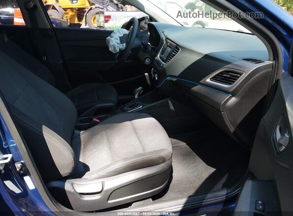 3KPC24A39KE060196 2019 HYUNDAI ACCENT Blue Front interior view