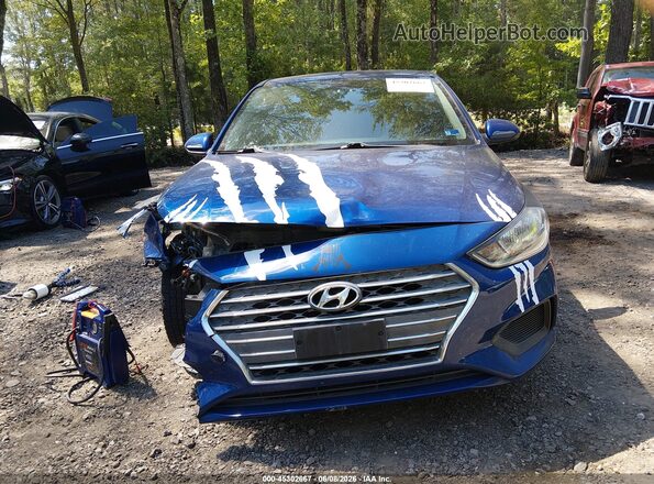 3KPC24A39KE060196 2019 HYUNDAI ACCENT Blue Rear interior view