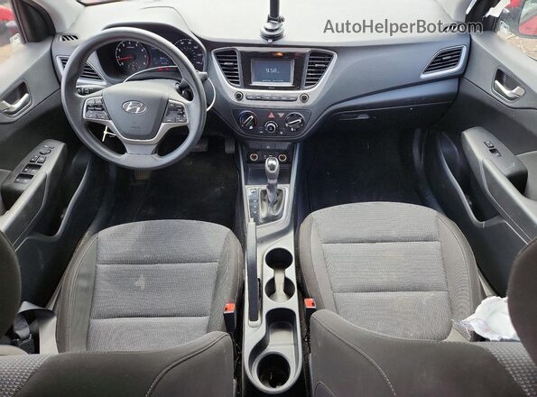 3KPC24A39KE085146 2019 HYUNDAI ACCENT Red Dashboard view