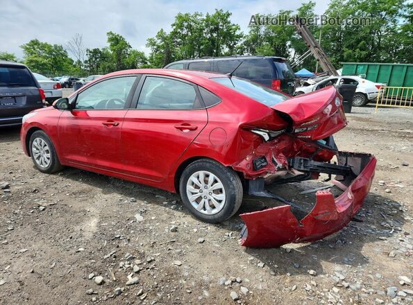 3KPC24A39KE085146 2019 HYUNDAI ACCENT Red Rear left