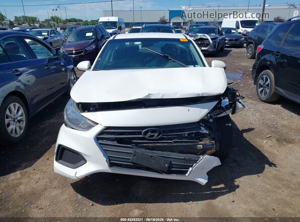 3KPC24A3XJE007392 2018 HYUNDAI ACCENT White Սարքավորումների վահանակի տեսք