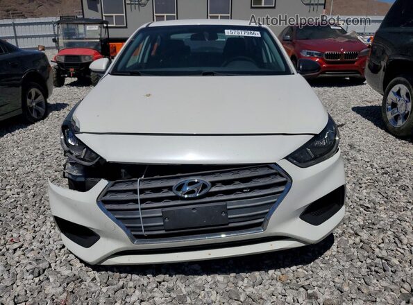 3KPC24A3XJE012219 2018 HYUNDAI ACCENT White წინა ხედი