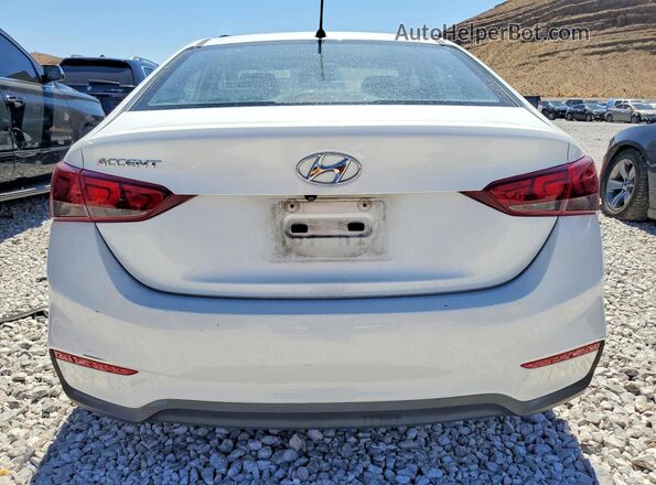 3KPC24A3XJE012219 2018 HYUNDAI ACCENT White უკანა ხედი