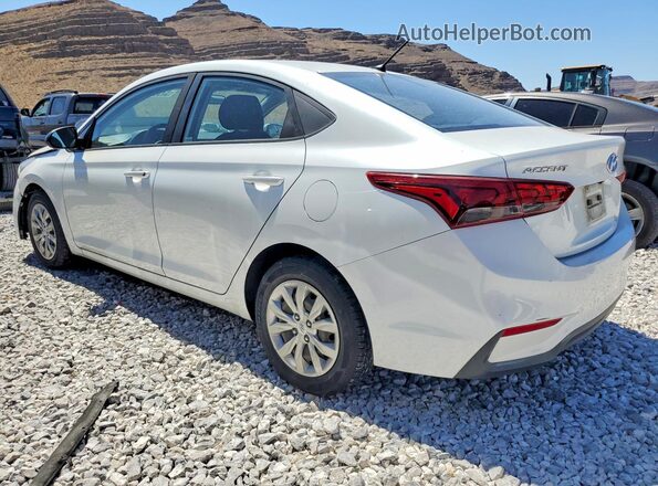 3KPC24A3XJE012219 2018 HYUNDAI ACCENT White უკანა მარცხენა