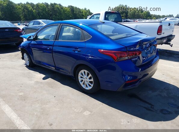 3KPC24A3XJE033989 2018 HYUNDAI ACCENT Blue Rear left
