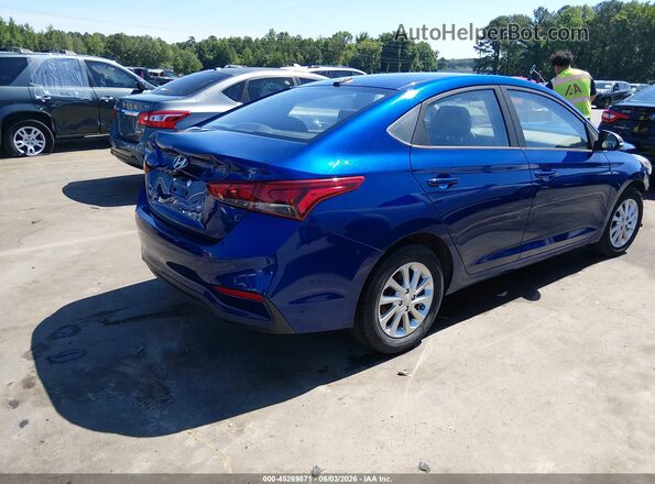 3KPC24A3XJE033989 2018 HYUNDAI ACCENT Blue Rear right