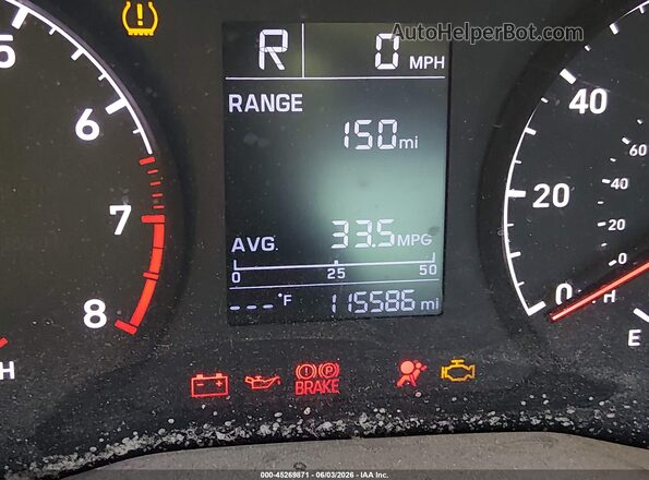 3KPC24A3XJE033989 2018 HYUNDAI ACCENT Blue 