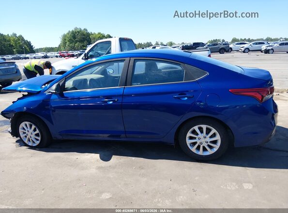 3KPC24A3XJE033989 2018 HYUNDAI ACCENT Blue 