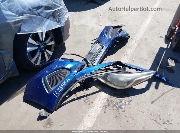 3KPC24A3XJE033989 2018 HYUNDAI ACCENT Blue Instrument cluster view