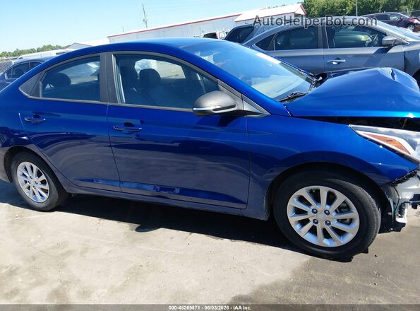 3KPC24A3XJE033989 2018 HYUNDAI ACCENT Blue 360 interior view