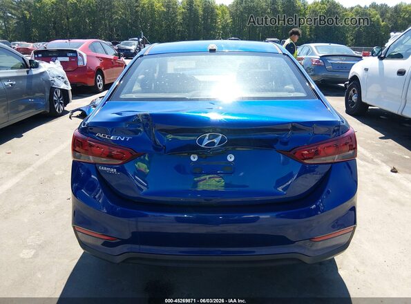 3KPC24A3XJE033989 2018 HYUNDAI ACCENT Blue 