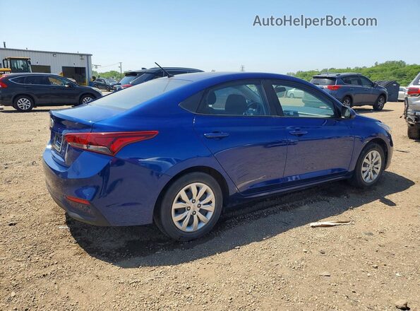 3KPC24A3XKE043861 2019 HYUNDAI ACCENT Blue Tył prawy