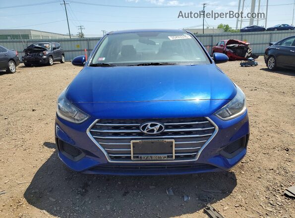 3KPC24A3XKE043861 2019 HYUNDAI ACCENT Blue Widok z przodu