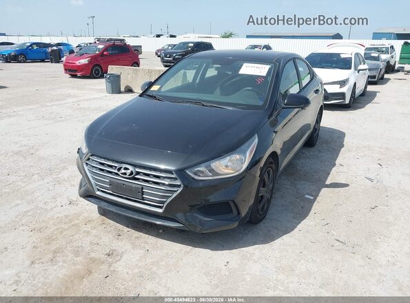 3KPC24A3XKE073149 2019 HYUNDAI ACCENT Black Przód lewy