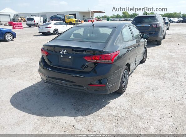 3KPC24A3XKE073149 2019 HYUNDAI ACCENT Black Tył prawy