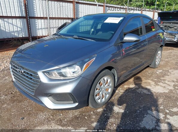 3KPC24A60LE101665 2020 HYUNDAI ACCENT Gray Առջևի ձախ երեք քառորդ տեսարան