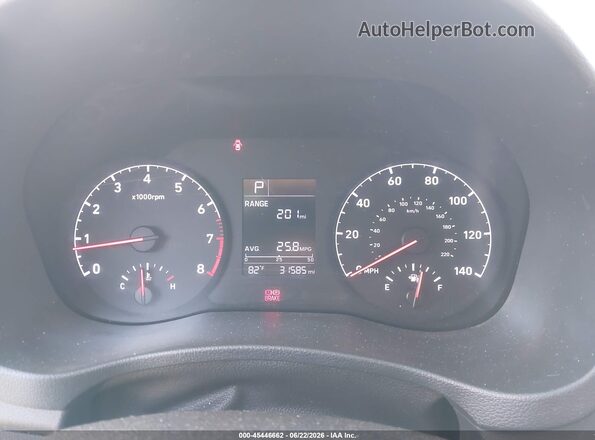 3KPC24A60LE101665 2020 HYUNDAI ACCENT Gray Հետևի նստատեղերի տեսք