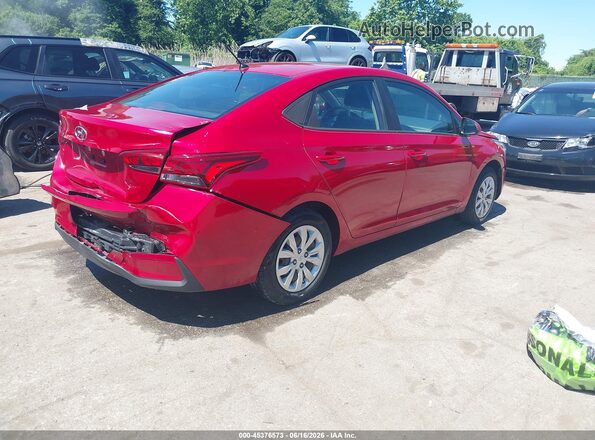 3KPC24A60ME136952 2021 HYUNDAI ACCENT Red Trasero derecho