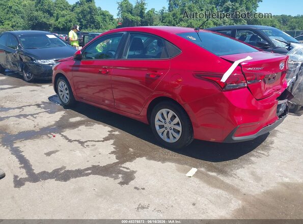 3KPC24A60ME136952 2021 HYUNDAI ACCENT Red Trasero izquierdo