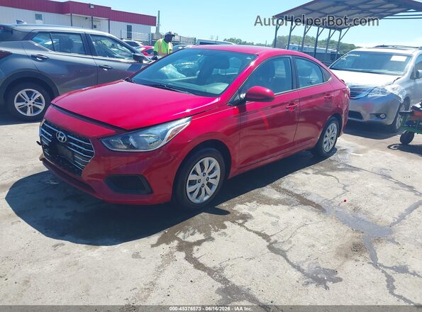 3KPC24A60ME136952 2021 HYUNDAI ACCENT Red Vista tres cuartos delantera izquierda