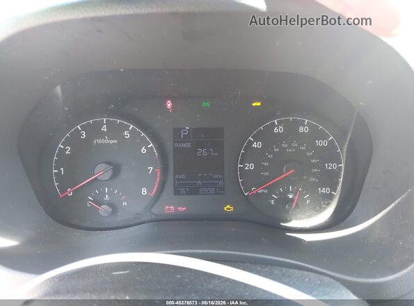 3KPC24A60ME136952 2021 HYUNDAI ACCENT Red Vista de los asientos traseros