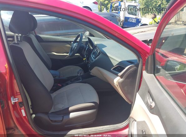 3KPC24A60ME136952 2021 HYUNDAI ACCENT Red Vista interior delantera