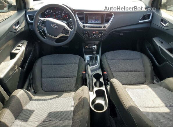 3KPC24A60NE167944 2022 HYUNDAI ACCENT Silver Առջևի վահանակի տեսք