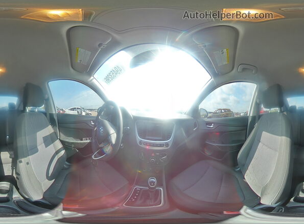3KPC24A60NE167944 2022 HYUNDAI ACCENT Silver VIN կոդի պիտակի տեսք