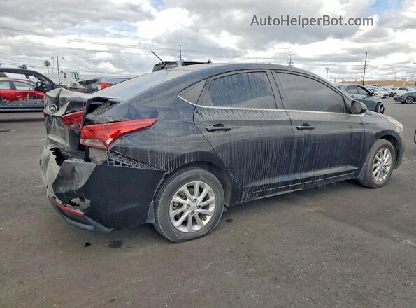 3KPC24A60NE175266 2022 HYUNDAI ACCENT Black უკანა მარჯვენა