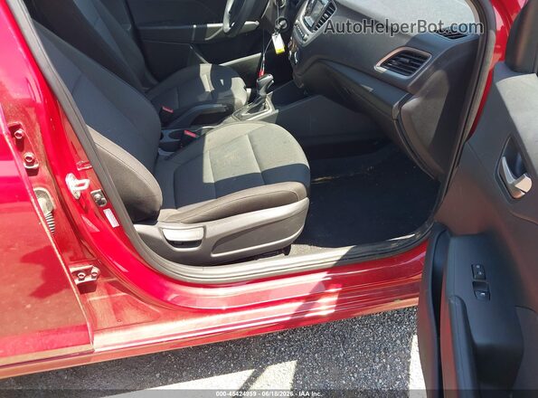 3KPC24A61LE122783 2020 HYUNDAI ACCENT Red Вид салону спереду