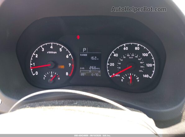 3KPC24A61LE122783 2020 HYUNDAI ACCENT Red Вид задніх сидінь