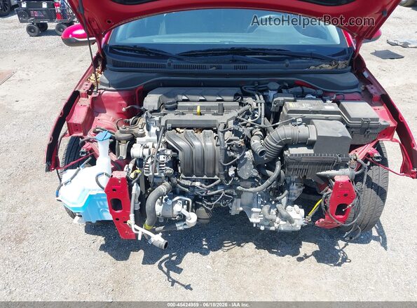 3KPC24A61LE122783 2020 HYUNDAI ACCENT Red Вид ззаду