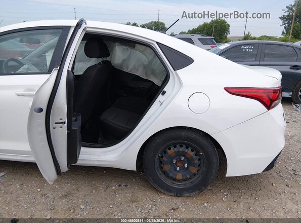 3KPC24A61ME131937 2021 HYUNDAI ACCENT White VIN կոդի պիտակի տեսք