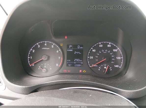 3KPC24A61ME131937 2021 HYUNDAI ACCENT White Հետևի նստատեղերի տեսք