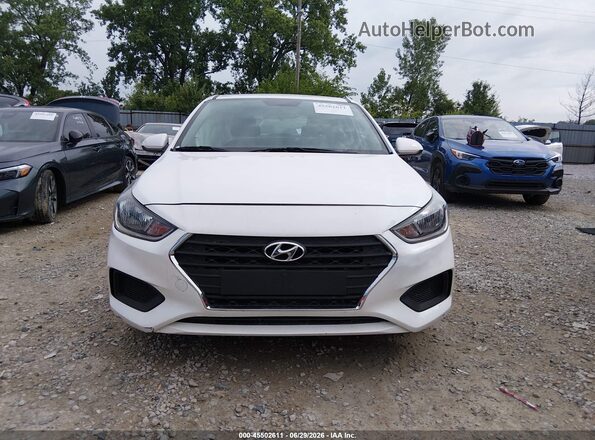 3KPC24A61ME131937 2021 HYUNDAI ACCENT White Դիմացի տեսք