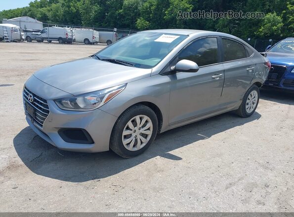 3KPC24A61ME134465 2021 HYUNDAI ACCENT Silver Передня ліва чверть