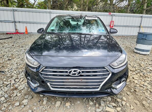 3KPC24A62LE112571 2020 HYUNDAI ACCENT Black Widok z przodu