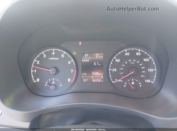 3KPC24A62LE122033 2020 HYUNDAI ACCENT Серый Вид задних сидений