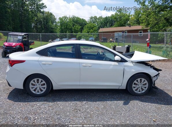 3KPC24A62LE125448 2020 HYUNDAI ACCENT White Սալոնի հետևի տեսք