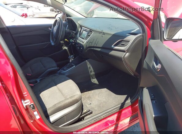 3KPC24A62ME129582 2021 HYUNDAI ACCENT Red Սալոնի դիմացի տեսք