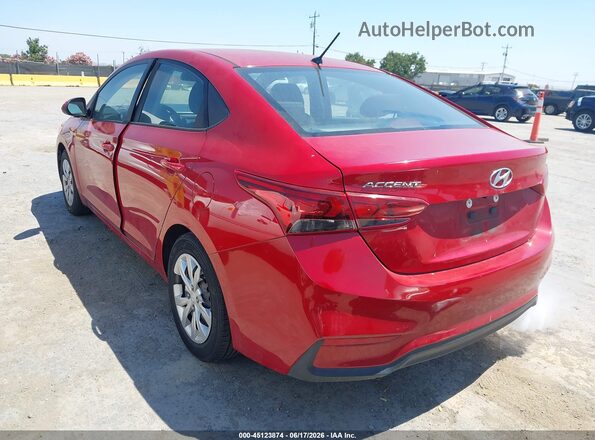 3KPC24A62ME129582 2021 HYUNDAI ACCENT Red Հետևի ձախ