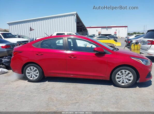 3KPC24A62ME129582 2021 HYUNDAI ACCENT Red Սալոնի հետևի տեսք