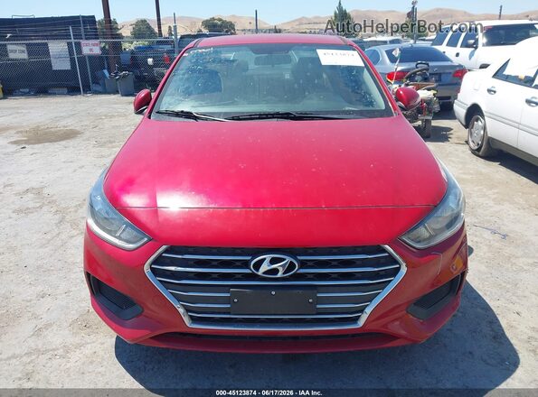 3KPC24A62ME129582 2021 HYUNDAI ACCENT Red Սարքավորումների վահանակի տեսք