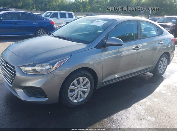 3KPC24A62NE159960 2022 HYUNDAI ACCENT Gray Vista tres cuartos delantera izquierda