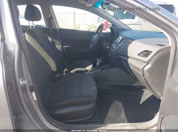 3KPC24A62NE159960 2022 HYUNDAI ACCENT Gray Vista interior delantera