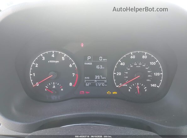 3KPC24A62NE159960 2022 HYUNDAI ACCENT Gray Vista de los asientos traseros
