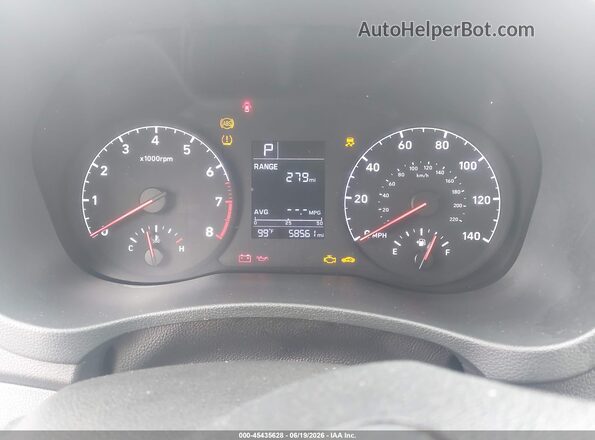 3KPC24A62NE160042 2022 HYUNDAI ACCENT Gray უკანა სავარძლების ხედი