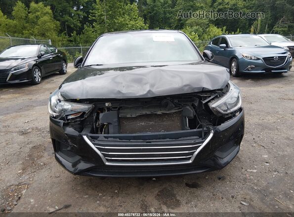 3KPC24A62NE169274 2022 HYUNDAI ACCENT Black უკანა სალონის ხედი