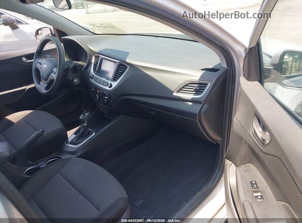 3KPC24A62NE172269 2022 HYUNDAI ACCENT Silver წინა სალონის ხედი